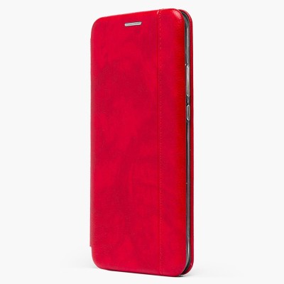 Чехол-книжка для Samsung A325 Galaxy A32 4G (красный) открытие вбок - BC002