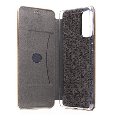 Чехол-книжка для Samsung A725 Galaxy A72 (золотой) открытие вбок - BC002