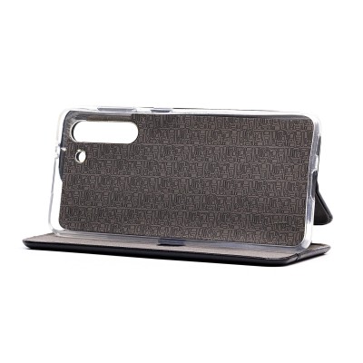 Чехол-книжка для Samsung G991 Galaxy S21 открытие вбок (черный) - BC002