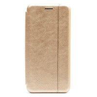 Чехол-книжка для Samsung G991 Galaxy S21 открытие вбок (золотой) - BC002