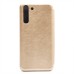Чехол-книжка для Samsung G991 Galaxy S21 открытие вбок (золотой) - BC002
