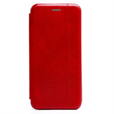 Чехол-книжка для Samsung G991 Galaxy S21 открытие вбок (красный) - BC002