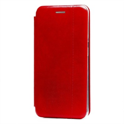Чехол-книжка для Samsung G991 Galaxy S21 открытие вбок (красный) - BC002