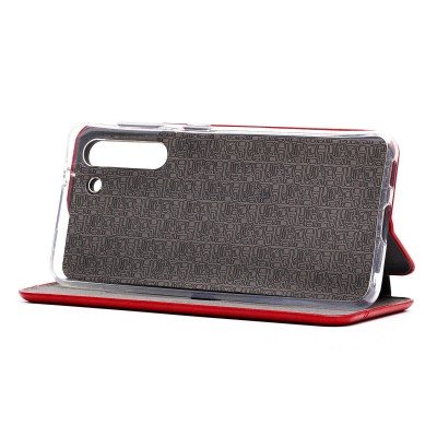 Чехол-книжка для Samsung G991 Galaxy S21 открытие вбок (красный) - BC002