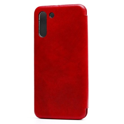 Чехол-книжка для Samsung G996 Galaxy S21+ (красный) открытие вбок (красный) - BC002