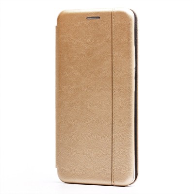 Чехол-книжка для Samsung G998 Galaxy S21 Ultra (золотой) открытие вбок (золотой) - BC002