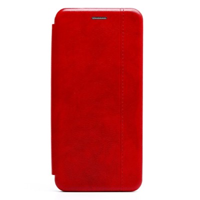 Чехол-книжка для Samsung G998 Galaxy S21 Ultra (красный) открытие вбок (красный) - BC002