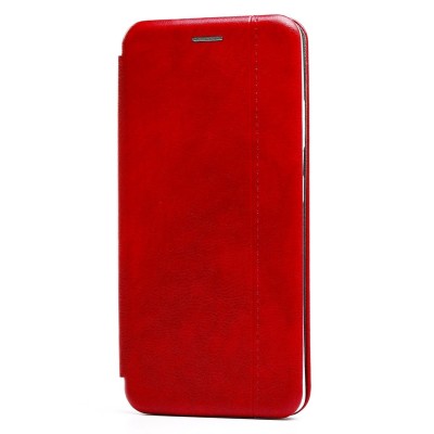 Чехол-книжка для Samsung G998 Galaxy S21 Ultra (красный) открытие вбок (красный) - BC002