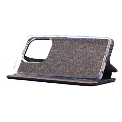 Чехол-книжка для Tecno Pop 7 Pro (черный) - BC002