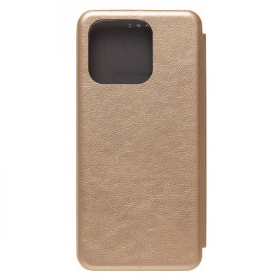 Чехол-книжка для Xiaomi Poco C55 (золотой) - BC002
