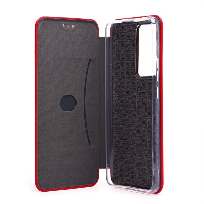 Чехол-книжка для Xiaomi Poco F5 Pro (красный) - BC002