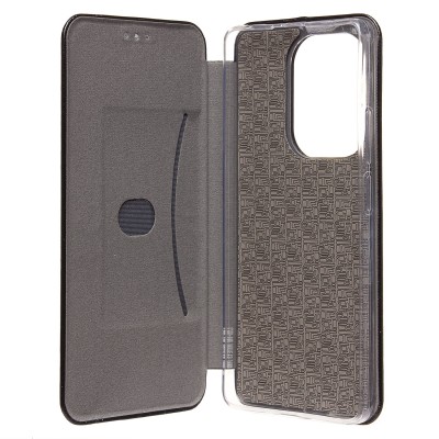 Чехол-книжка для Xiaomi Poco M6 Pro 4G (черный) - BC002