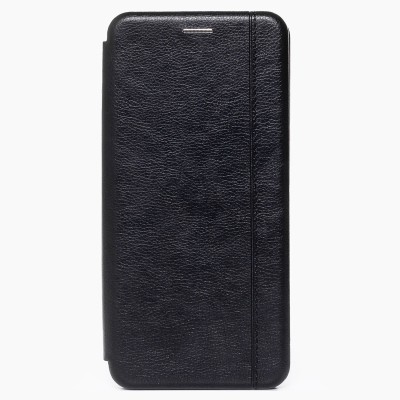 Чехол-книжка для Xiaomi Poco X3 Pro открытие вбок (черный) - BC002
