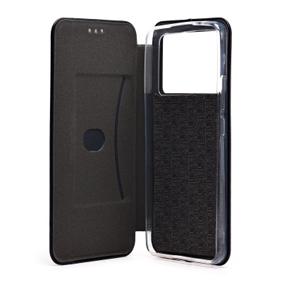 Чехол-книжка для Xiaomi Poco X6 5G (черный) - BC002