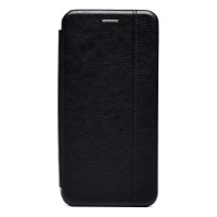 Чехол-книжка для Xiaomi Redmi 10 (черный) открытие вбок - BC002