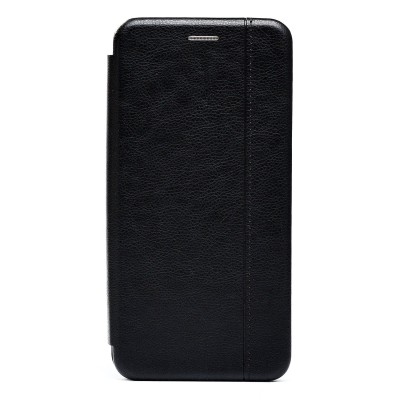 Чехол-книжка для Xiaomi Redmi 10 (черный) открытие вбок - BC002