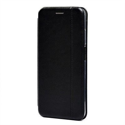 Чехол-книжка для Xiaomi Redmi 10 (черный) открытие вбок - BC002
