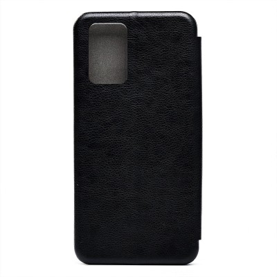 Чехол-книжка для Xiaomi Redmi 10 (черный) открытие вбок - BC002