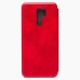 Чехол-книжка для Xiaomi Redmi 9 (красный) открытие вбок - BC002