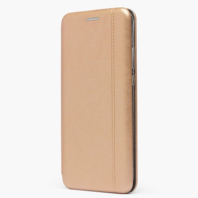 Чехол-книжка для Xiaomi Redmi 9i (золотой) открытие вбок - BC002
