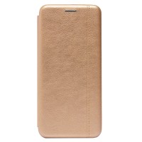 Чехол-книжка для Xiaomi Redmi 9T (золотой) открытие вбок - BC002