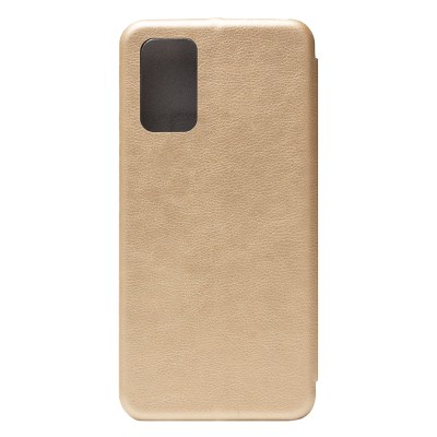 Чехол-книжка для Xiaomi Redmi 9T (золотой) открытие вбок - BC002