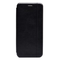 Чехол-книжка для Xiaomi Redmi Note 10 Pro Global (черный) открытие вбок - BC002