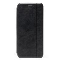 Чехол-книжка для Xiaomi Redmi Note 10S открытие вбок (черный) - BC002