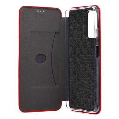Чехол-книжка для Xiaomi Redmi Note 11 Pro 5G Global открытие вбок (красный) - BC002