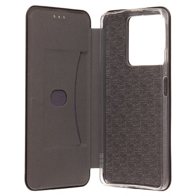 Чехол-книжка для Xiaomi Redmi Note 13 5G Global (черный) - BC002