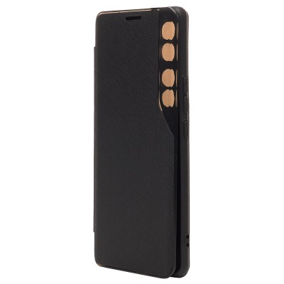 Чехол-книжка для Huawei Honor 70 Pro + (черный) - BC003