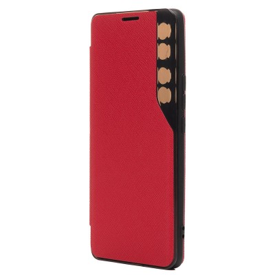 Чехол-книжка для Huawei Honor 70 Pro (красный) - BC003 Чехол-книжка для Huawei Honor 70 Pro (красный) - BC003
