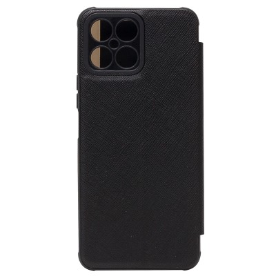 Чехол-книжка для Huawei Honor X8 (черный) - BC003