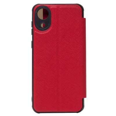 Чехол-книжка для Samsung A032 Galaxy A03 Core (красный) - BC003