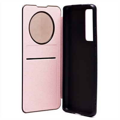 Чехол-книжка для Xiaomi 12S (розовый) - BC003