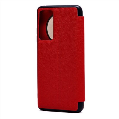 Чехол-книжка для Xiaomi 12S (красный) - BC003
