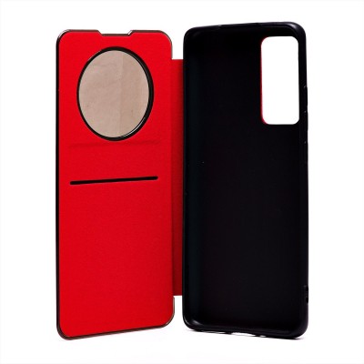 Чехол-книжка для Xiaomi 12S (красный) - BC003