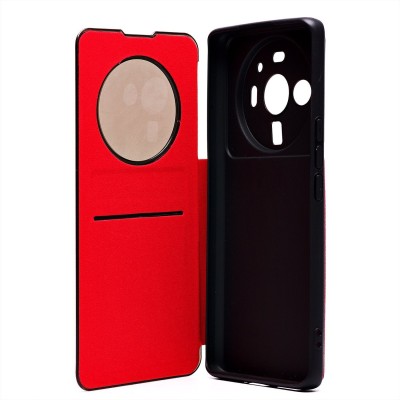 Чехол-книжка для Xiaomi 12S Ultra (красный) - BC003