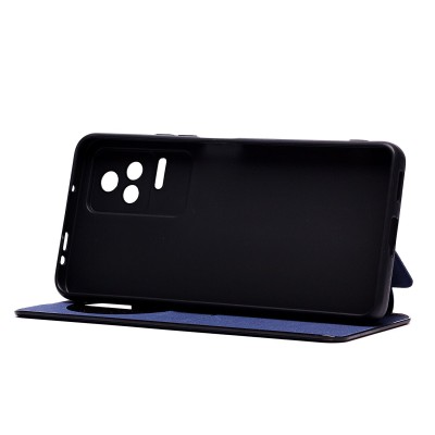 Чехол-книжка для Xiaomi Poco F4 (синий) - BC003
