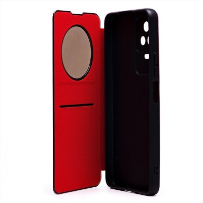 Чехол-книжка для Xiaomi Poco F4 (красный) - BC003