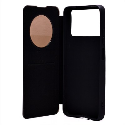 Чехол-книжка для Xiaomi Poco X4 Pro 5G (черный) - BC003