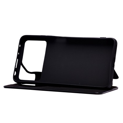 Чехол-книжка для Xiaomi Poco X4 Pro 5G (черный) - BC003