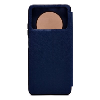 Чехол-книжка для Xiaomi Poco X4 Pro 5G (синий) - BC003