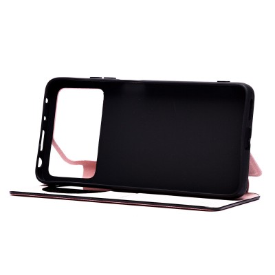 Чехол-книжка для Xiaomi Poco X4 Pro 5G (розовый) - BC003 Чехол-книжка для Xiaomi Poco X4 Pro 5G (розовый) - BC003