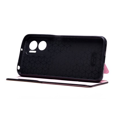Чехол-книжка для Xiaomi Redmi 10 5G (розовый) - BC003