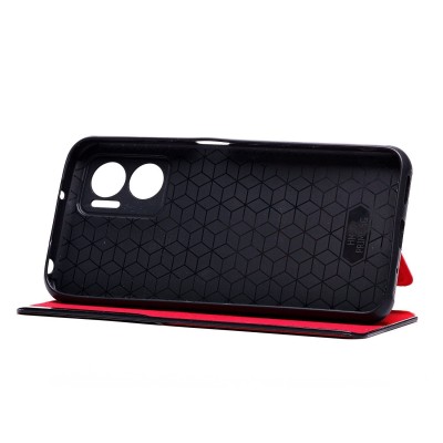 Чехол-книжка для Xiaomi Redmi 10 5G (красный) - BC003