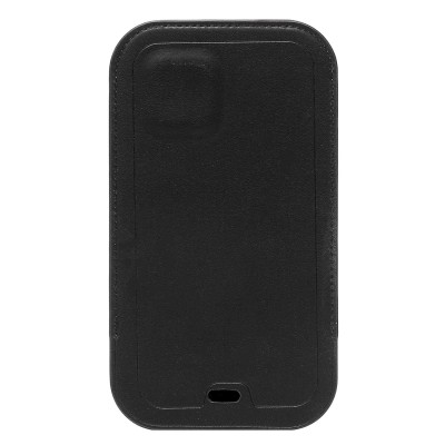 Чехол-конверт для Xiaomi iPhone 12 Pro (черный) - SM001 кожаный SafeMag