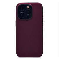 Чехол-накладка для Apple iPhone 15 Pro (багровый) - FineW SafeMag