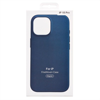 Чехол-накладка для Apple iPhone 15 Pro (тихоокеанский синий) - FineW SafeMag