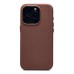 Чехол-накладка для Apple iPhone 15 Pro (серо-коричневый) - FineW SafeMag